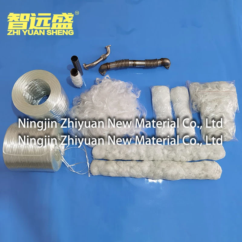 Fiberglas textured garn